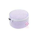 Oh Mint 6" Seersucker Button Bag