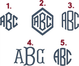 Baby Boy Loren Monogrammed Bubble