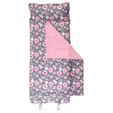 Personalized Charcoal Flower Napmat - Stephen Joseph