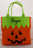 Halloween Pumpkin Bag Personalized