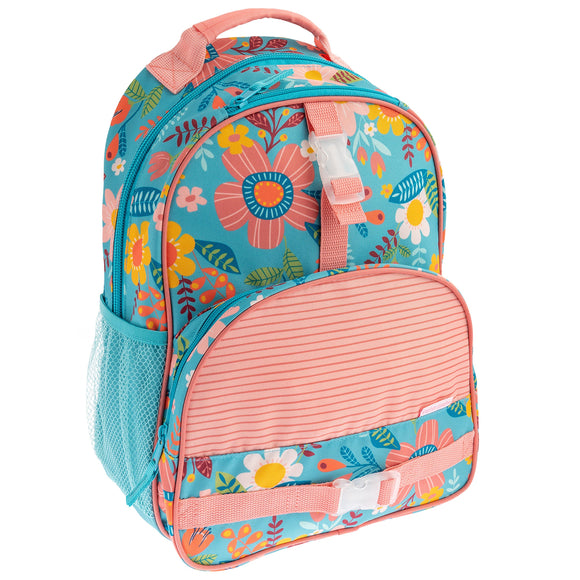 All Over Print Backpacks Turquoise Floral
