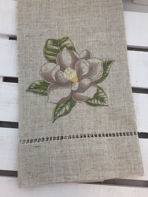 Magnolia Linen Blend Towel