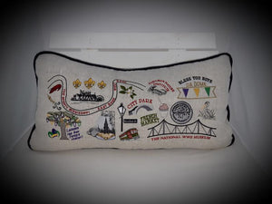 14" x 26" New Orleans Themed Pillow