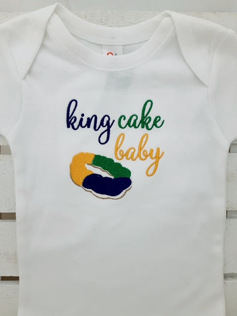 King Cake Baby Onesie